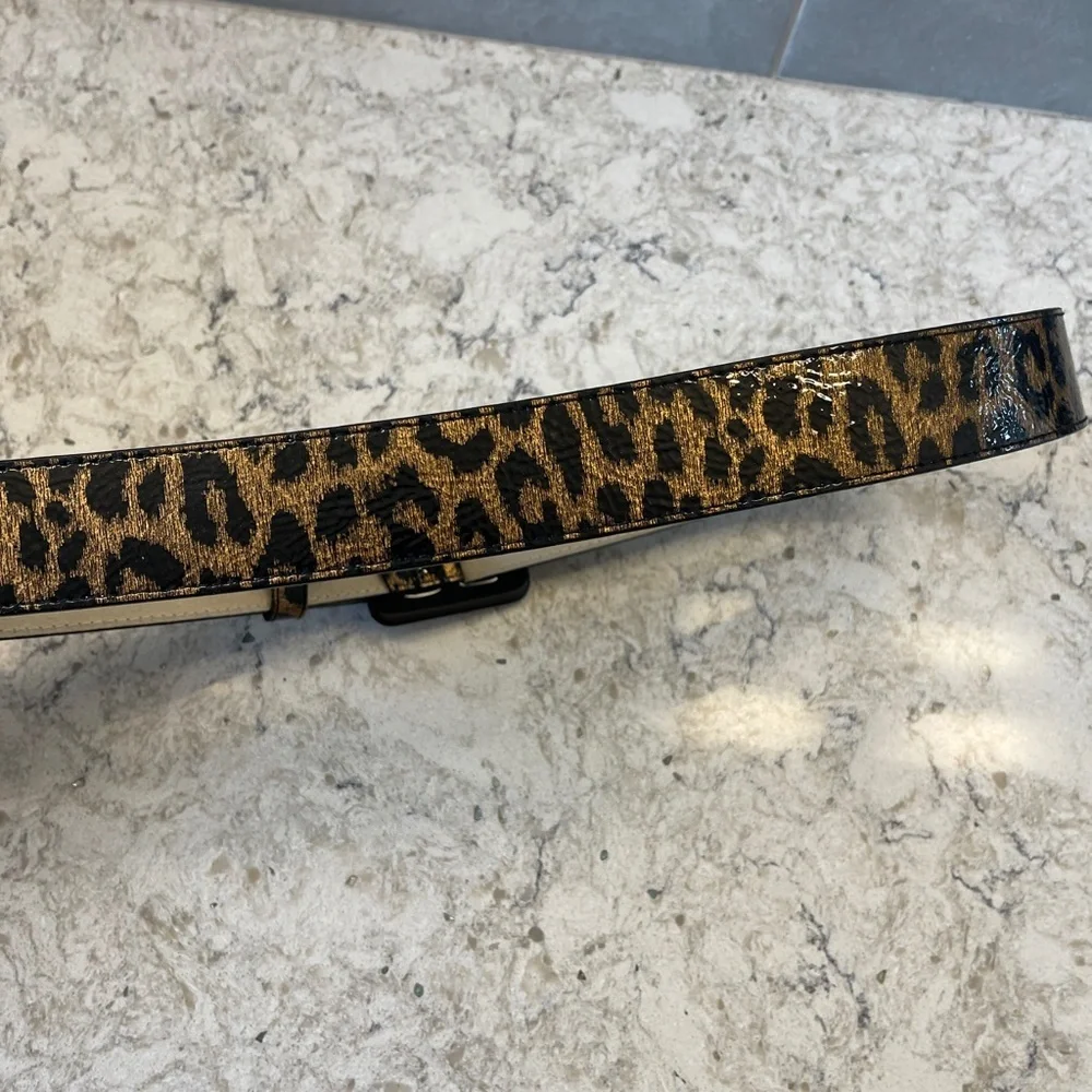 Another lIne inc. leopard print‎ belt